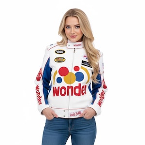 Women Ricky Bobby Wonder Bread Talladega Nights Racing Costum | Wonder Jacket | Halloween Costume