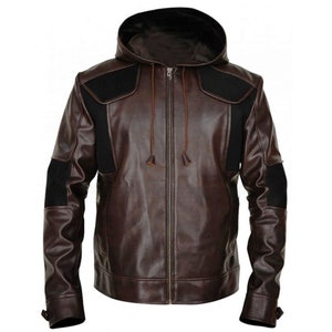 Gavin Reed Detroit Become Human Mens Handmade Leather Jacket Etsy Hong Kong