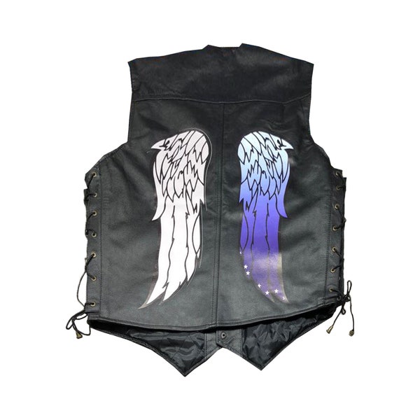 Daryl Dixon TWD Angel Wings Genuine Leather Vest