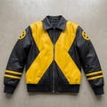 Handmade X-Men 97 Yellow Black Bomber Jacket, Wolverine Inspired Windbreaker, Unisex Comic Cosplay Jacket
