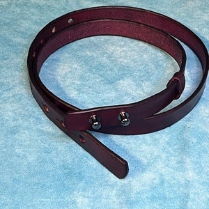No-Buckle Leder Sporran Gürtel - Handgemacht für Kilts & Kostüm