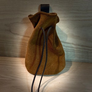 Sporran in vera pelle / Borsa porta soldi rinascimentale