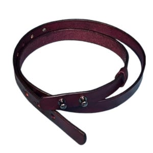 No-Buckle Leather Sporran Belt – Handmade for Kilts & Costume