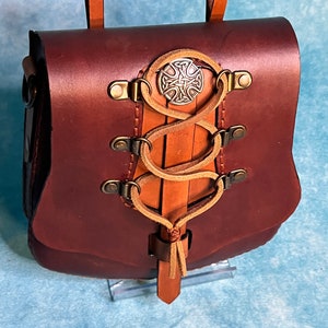 Korsett-Style Leder Sporran - Personalisierbare Gürteltasche