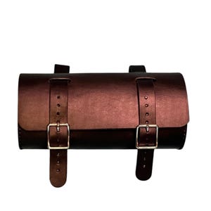 Handmade Leather Bicycle Bag / Pannier / Saddle Bag