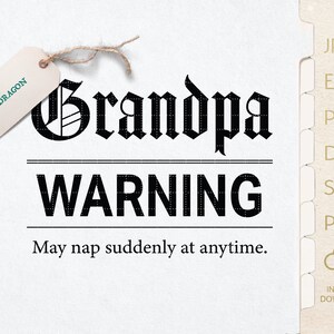 Grand-père Avertissement Peut Faire la sieste à tout moment Svg Bundle | | de fichier coupé du paquet de la fête des pères Conception de cadeaux d’anniversaire de père | Papa avertissement svg
