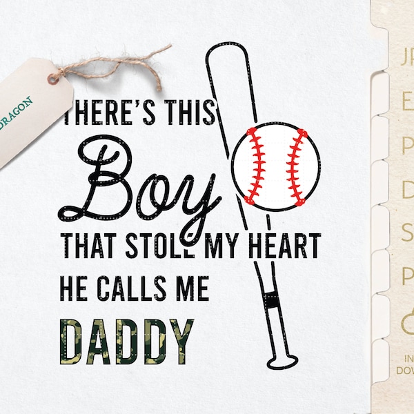 There’s This Boy That Stole My Heart She Calls Me Daddy Svg Bundle | Father’s Day Cut File | Mother’s Day Cut File | Baby Shower Gift Idea