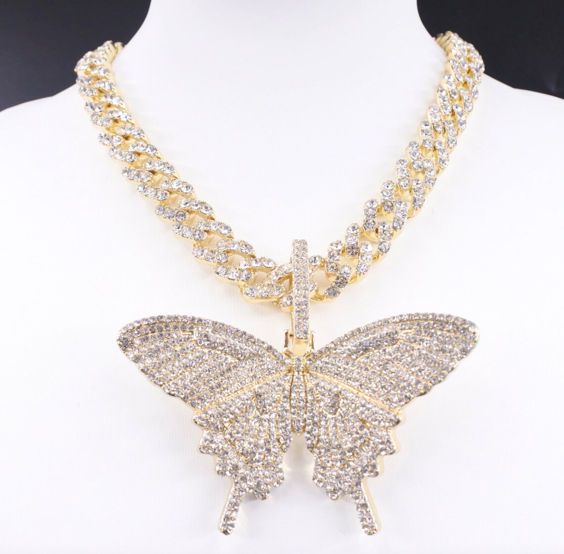 Butterfly cuban choker Clearance