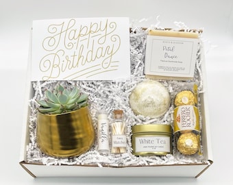 Happy Birthday Gift Box| Happy Birthday Gift| Custom Gift Box| Gift Box| Succulent Gift Box| Succulents| Birthday Gift| Birthday Gift Box