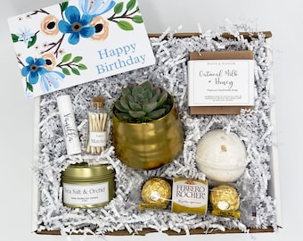 Happy Birthday Gift Box| Happy Birthday Gift| Custom Gift Box| Gift Box| Succulent Gift Box| Succulents| Birthday Gift| Birthday Gift Box