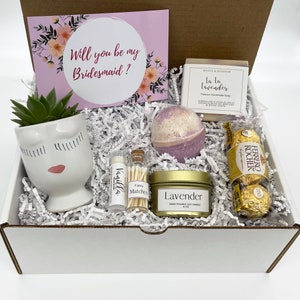 Will You Be My Bridesmaid - Bridesmaid Proposal Box - Bridesmaid Gift - Succulent Gift Box- Custom Bridesmaid Gift - Bridesmaid Gift Ideas