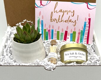 Happy Birthday Gift Box| Happy Birthday Gift| Custom Gift Box| Gift Box| Succulent Gift Box| Succulents| Birthday Gift| Birthday Gift Box