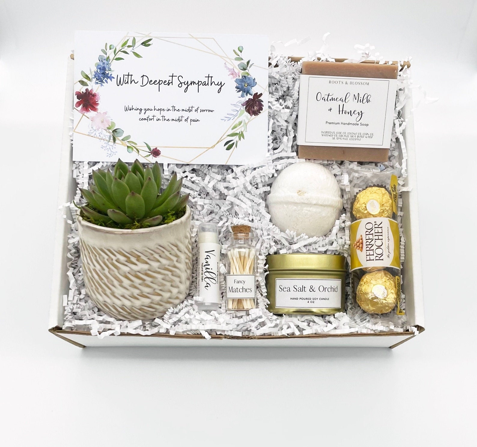 Sympathy Gift Sympathy gift Box Sorry for your loss With Etsy