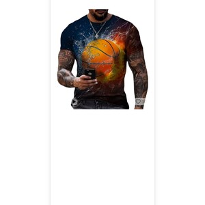 Novelty basketball tee