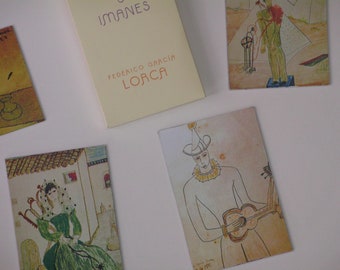 Case 6 magnets with drawings by Federico García Lorca