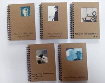 Pack 5 notebooks size A6 (14x11 cm) - notebook - wire