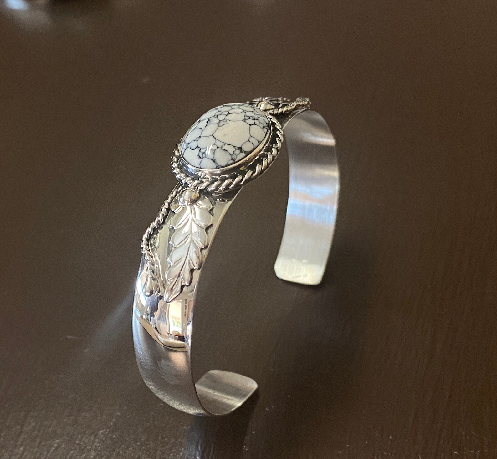 White Buffalo cuff bracelet Etsy