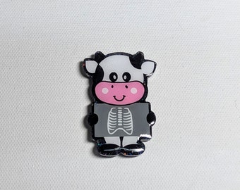 Cow badge reel, radiology badge reel, xray badge reel retractable, funny badge holder, xray tech badge reel, cute badge holder, best seller