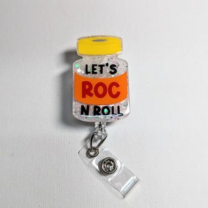 Medicine badge reel, ER nurse badge holder, CRNA graduation gift, funny anesthesia badge reel, ICU badge reel funny, paramedic badge reel