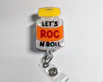 Medicine badge reel, ER nurse badge holder, CRNA graduation gift, funny anesthesia badge reel, ICU badge reel funny, paramedic badge reel