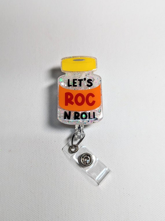 Medicine badge reel, ER nurse badge holder, CRNA graduation gift, funny anesthesia badge reel, ICU badge reel funny, paramedic badge reel