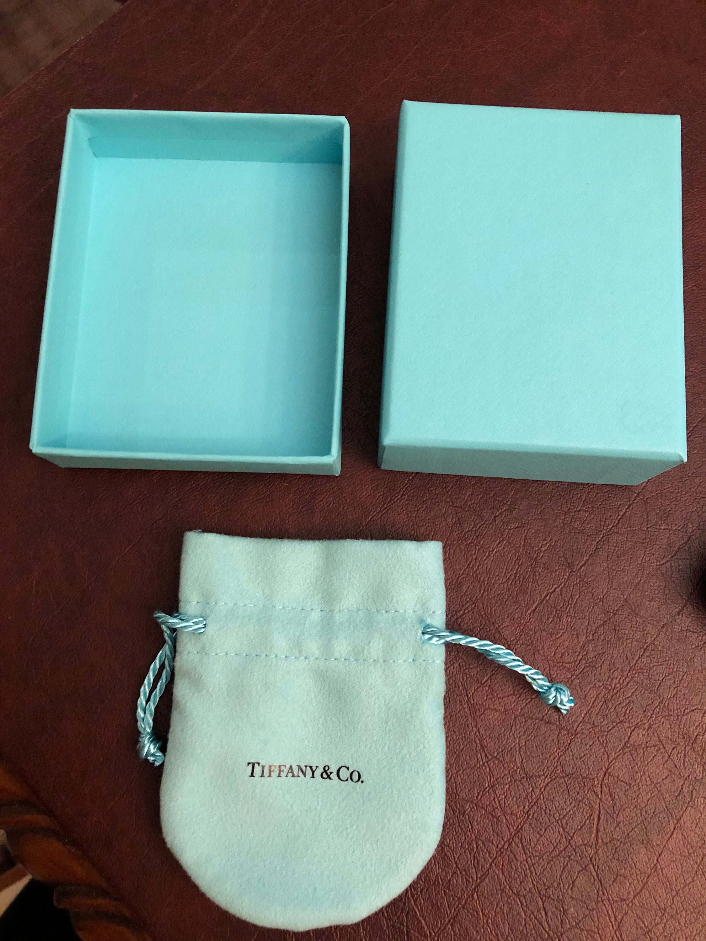 Tiffany & Co small box with silver polishing cloth | Etsy