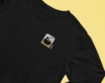 Embroidered Ramen Sweatshirt, Noodle Sweatshirt, Ramen Jumper, Foodie Sweatshirt, Foodie Jumper, Ramen Lover Jumper, Noodle Lover Sweatshirt