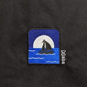 Embroidered Sail boat Sweatshirt, Sailboat Sweatshirt, Embroidered Sweatshirt, Streetwear Sweatshirt, Graphic Sweatshirt, Sailing Lover image 4
