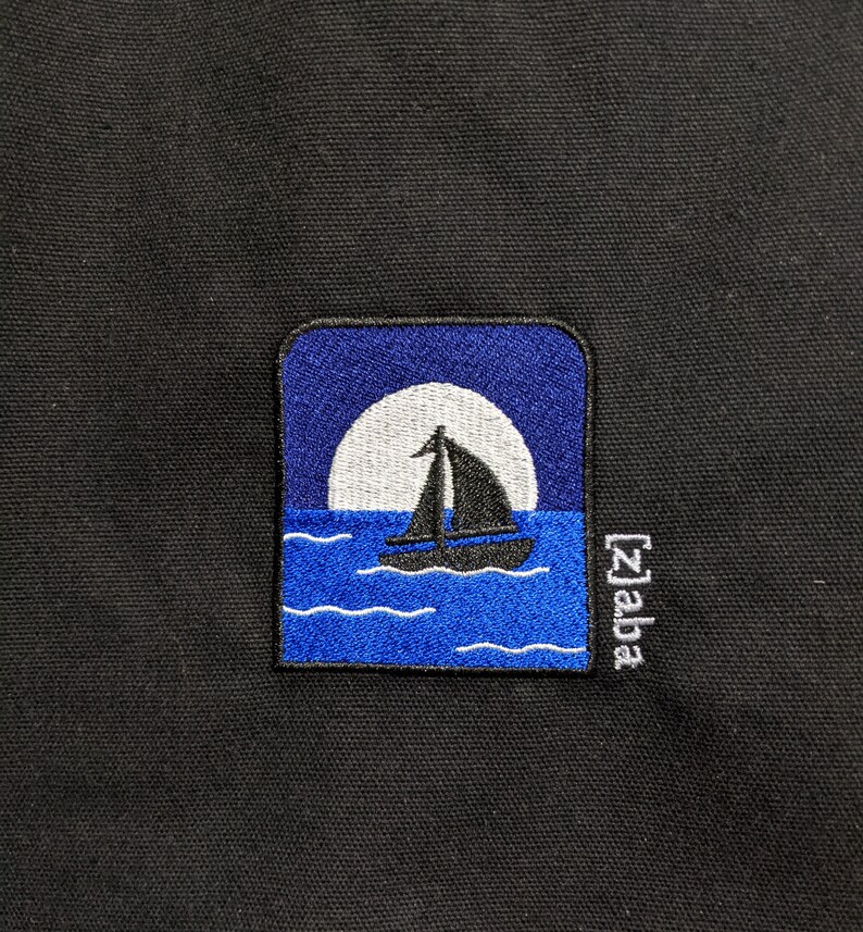 Embroidered Sail boat Sweatshirt, Sailboat Sweatshirt, Embroidered Sweatshirt, Streetwear Sweatshirt, Graphic Sweatshirt, Sailing Lover image 4