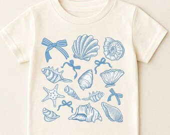 Coquette Seashell PNG, Beach Png, Coastal Png, Retro Summer Png, Summer Vibes Png, Summer Coquette svg cricut designs tshirt sublimation