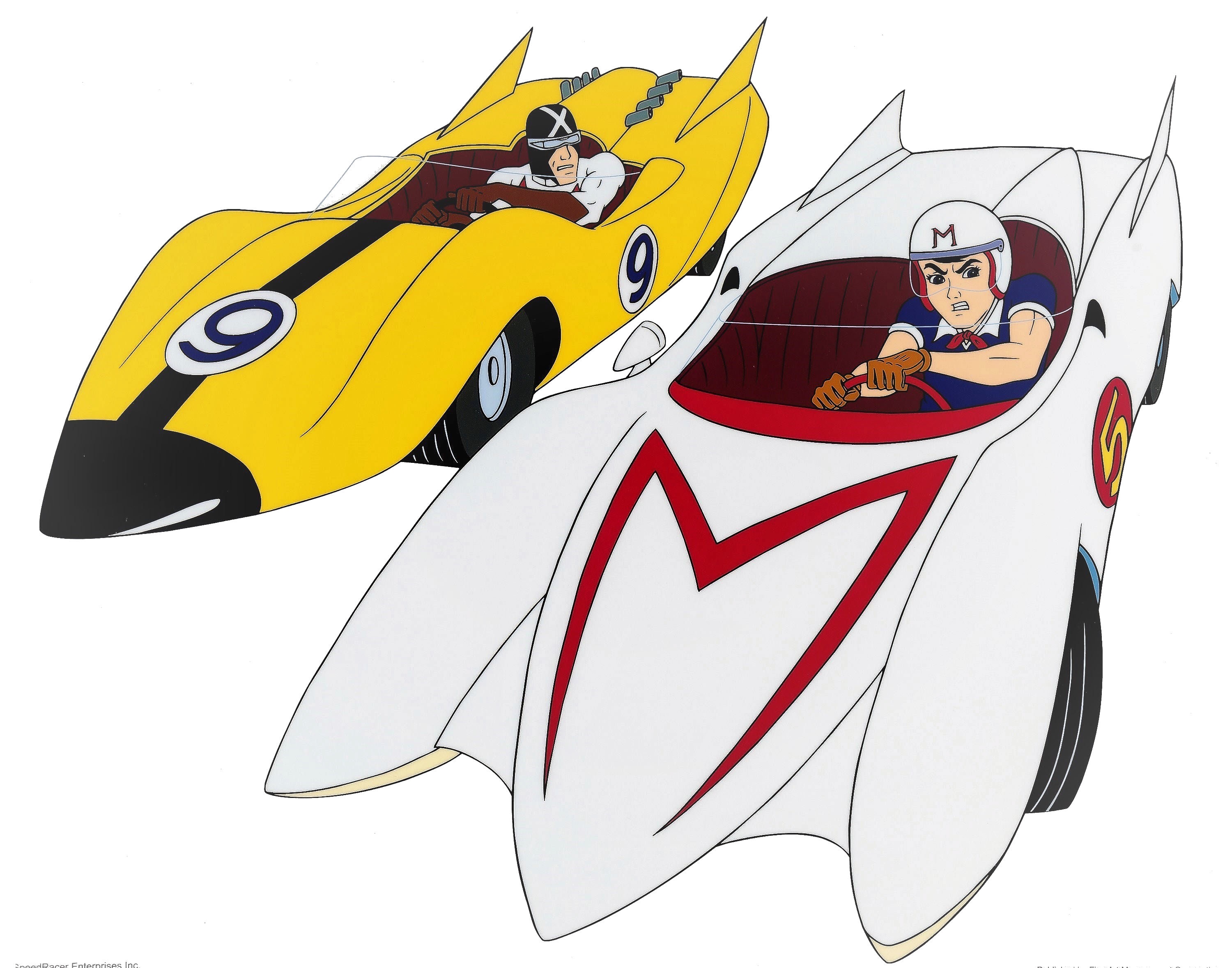 Mach 5 and Racer X car from Speed Racer - Drawception