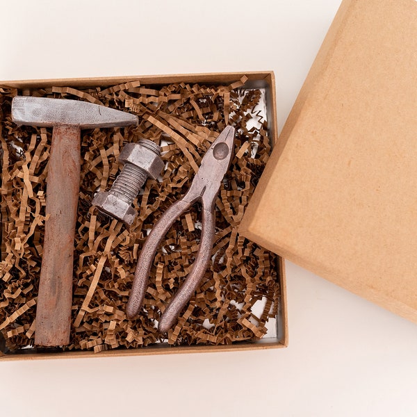Handwerker Handgemachte Schokolade-Schokoladen-Geschenk-Box-Einzigartiges Geschenk-Personalisieren Geschenk-Geschenk für Vatertag-Weihnachtsgeschenk-Werkzeug-Set Schokolade