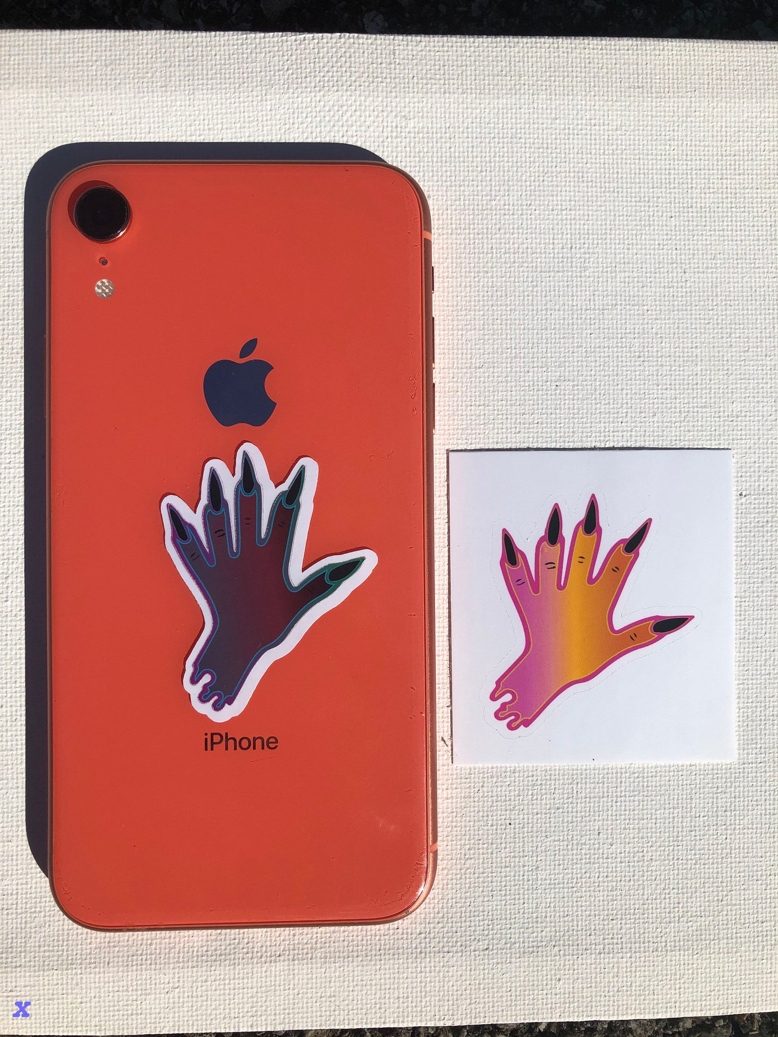 2 pack hand stickers Etsy