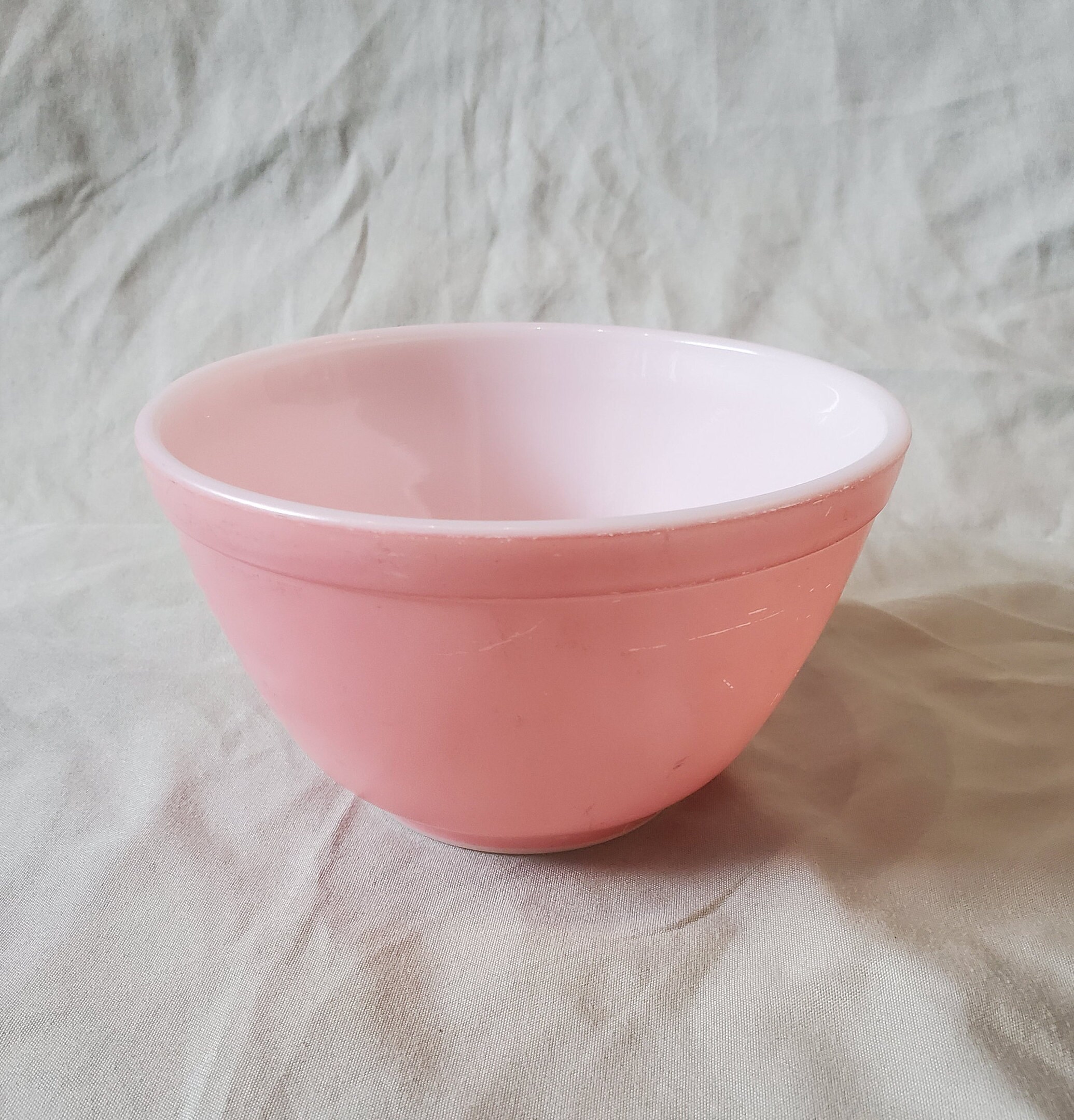 Vintage PYREX Bowl Pink 401 1 1/2 PT. Etsy
