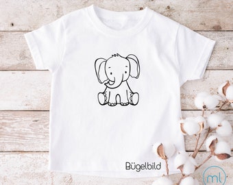 Bügelbild Elefant |  Flexmotiv Elefant | Plott