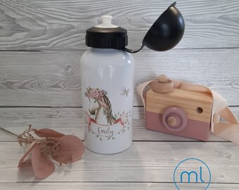 personalisierte Trinkflasche für Kinder | Trinkflasche personalisiert | Trinkflasche mit Namen | Einschulung 2023|