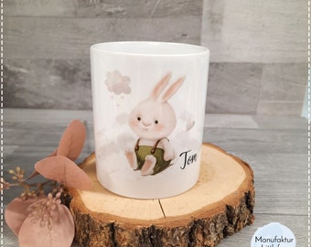 Tasse Hase| Kindertasse | Tasse personalisiert | Tasse mit Wunschname | Tasse Geschenk | Tasse mit Namen