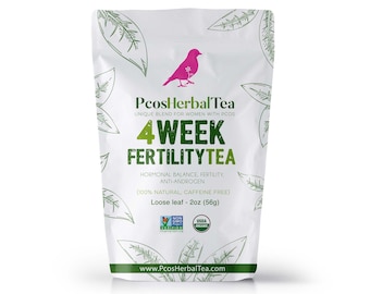 Té de fertilidad PCOS, suplemento herbario natural para las mujeres ayuda con el equilibrio hormonal, regula el ciclo menstrual, ovulación saludable, embarazo