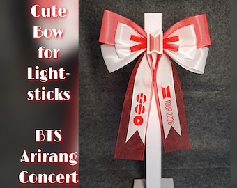 K-Pop Lightstick Strik Rood en Wit voor Concerten | BTS ARIRANG Tour 2026