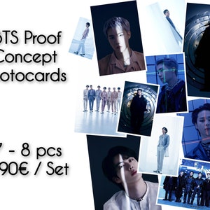 BTS Proof Concept Photocards Set / Fotokarten Set