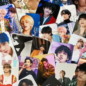 Pack de 4 cartes photo BTS V / Taehyung / cartes photo 4 pièces