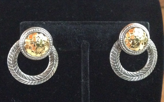 Premier Designs Silver gold 2way Earrings Etsy Australia