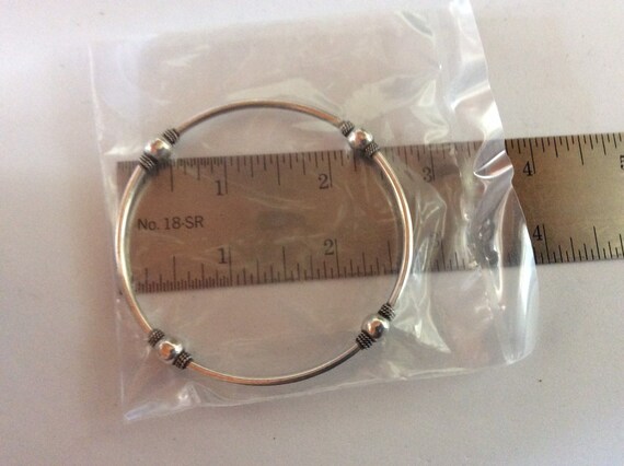 NIB-Avon Sterling Silver Bangle - image 3