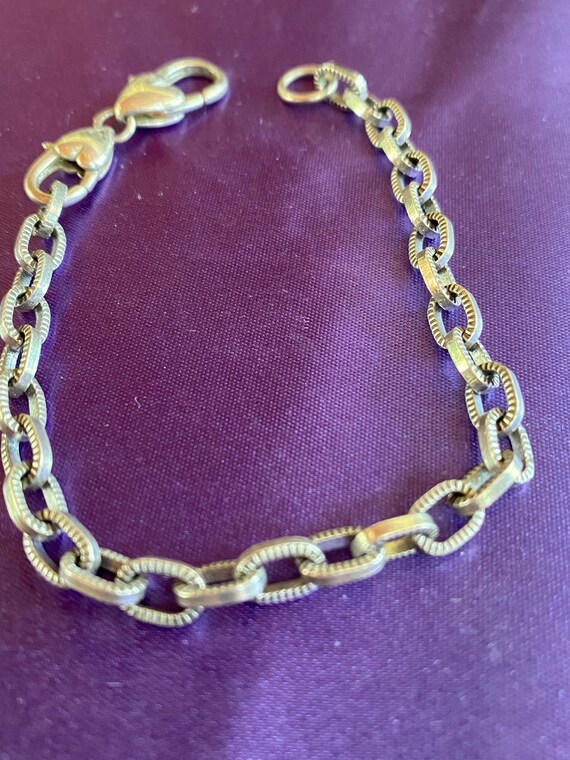 Silvertoned Chain Linked Bracelet - image 2