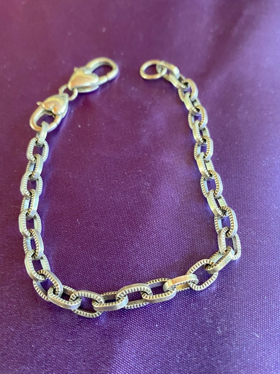 Silvertoned Chain Linked Bracelet - image 1