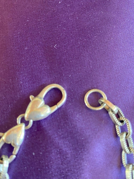 Silvertoned Chain Linked Bracelet - image 3