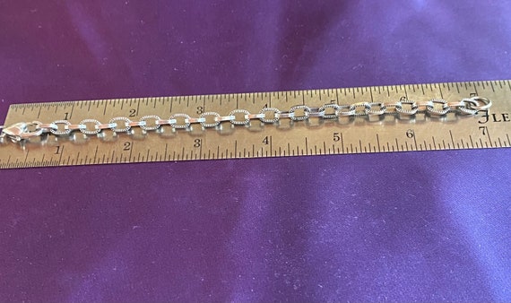 Silvertoned Chain Linked Bracelet - image 5