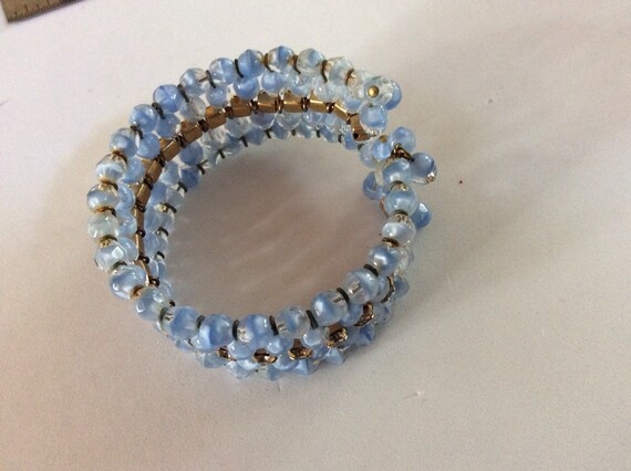 Pretty Blue Cuff Bracelet - image 3