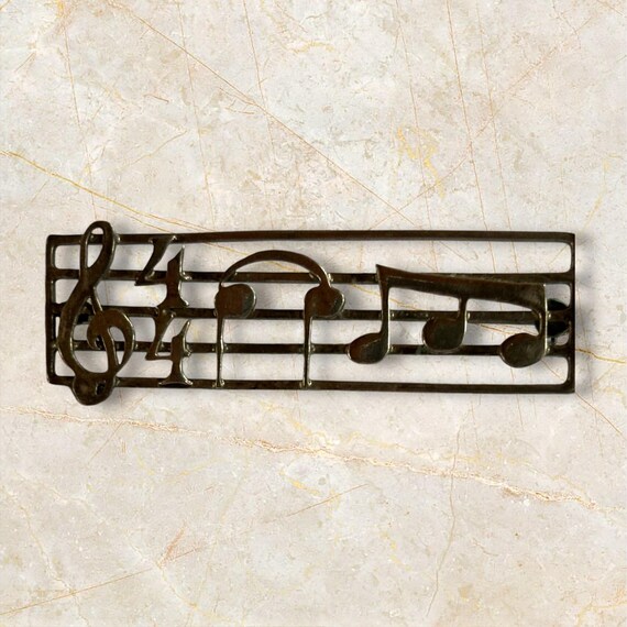 Sterling Silver Treble Clef Brooch