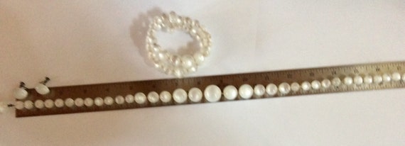 Vintage Opalescent Bead Set-Necklace,Bracelet and… - image 6